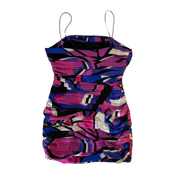 Retrofete Elsie Graffiti Micro Mini Dress Size Medium - Picture 6 of 12